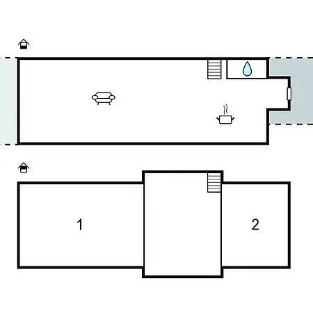 2 Bedroom In Ferienhaus Nordenbro Vesteregn
